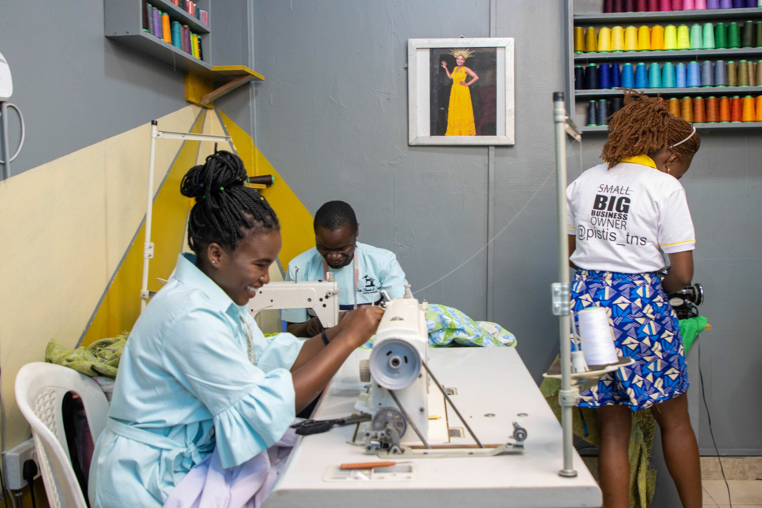 Jackline Njeru, Founder of Pistis Threads & Stitches, Kenya, Supported by Sinapis